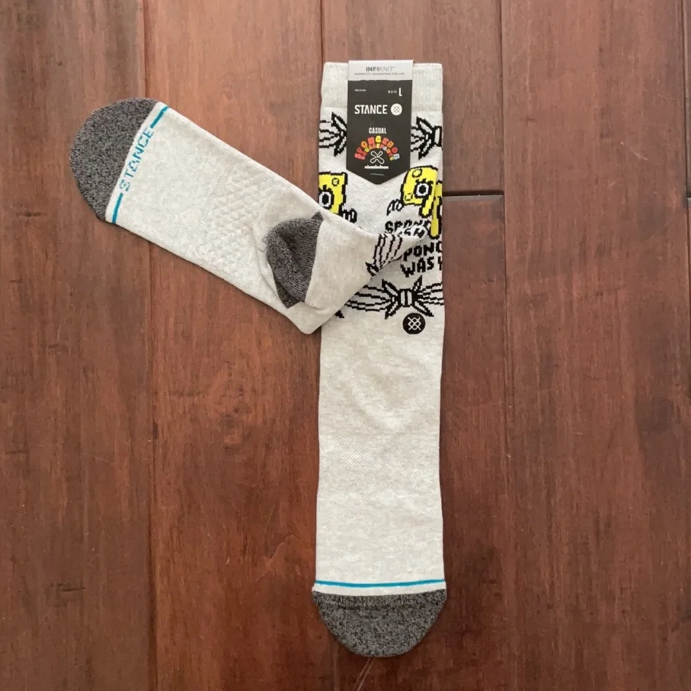 NWT Stance Spongebob Squarepants Socks Men’s Large